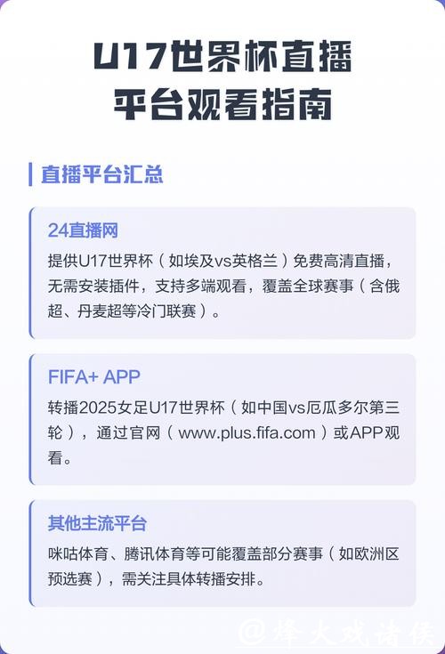 免费高清世界杯直播观看平台推荐